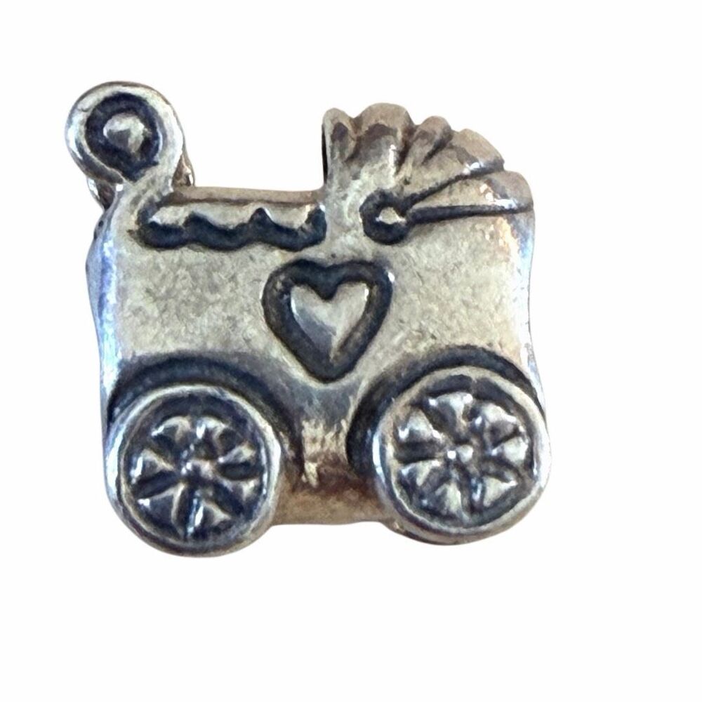 Pandora Sterling Silver Baby Carriage Pram Charm